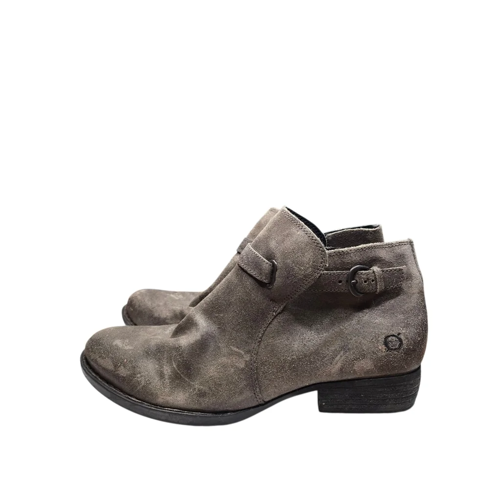 Born Leather Ankle Booties 9.5M